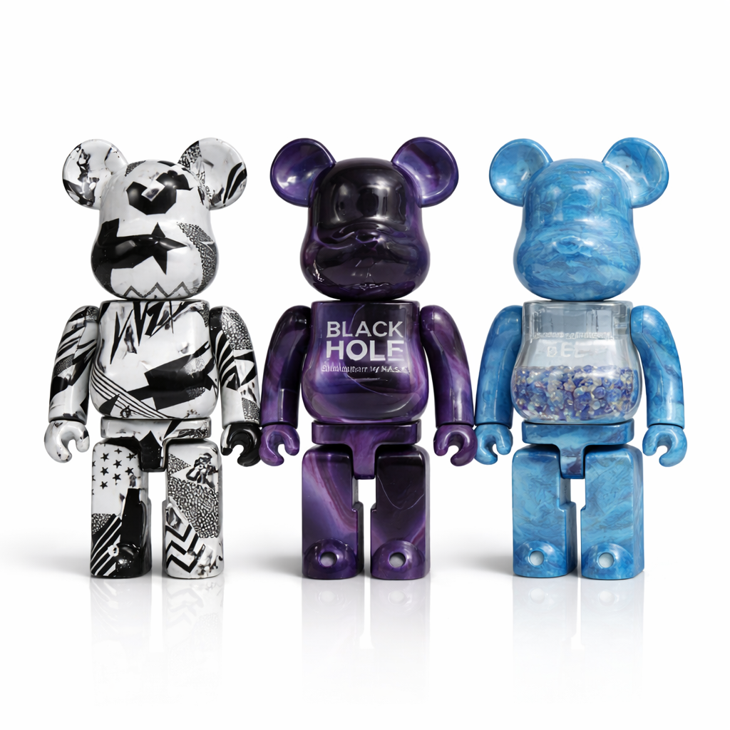 Duo Bearbrick Paint collector cadeau original amateurs d'art contemporain