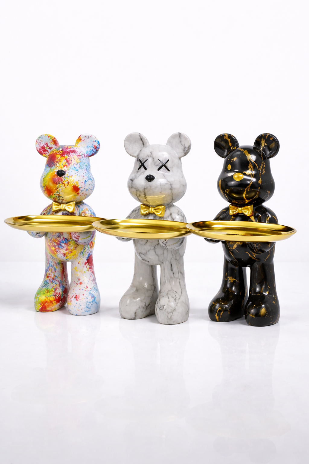 Vide-Poche Bear Street Style 23cm – Déco Entrée & Bureau