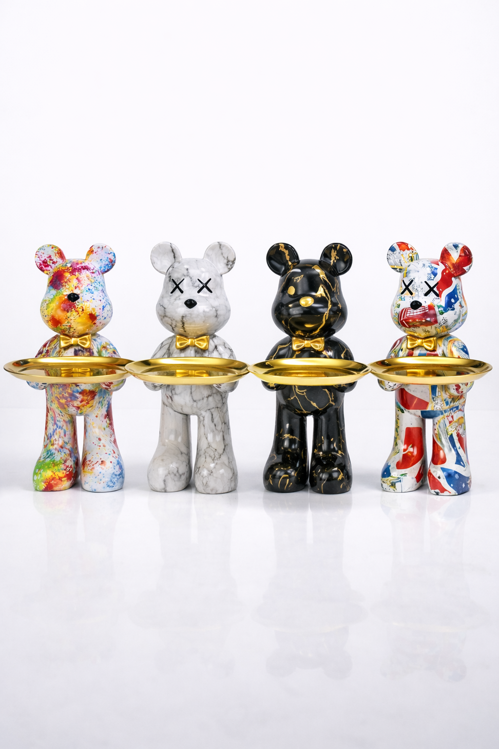 Vide-Poche Bear Street Style 23cm – Déco Entrée & Bureau