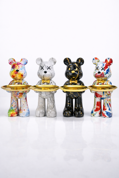 Vide-Poche Bear Street Style 23cm – Déco Entrée & Bureau