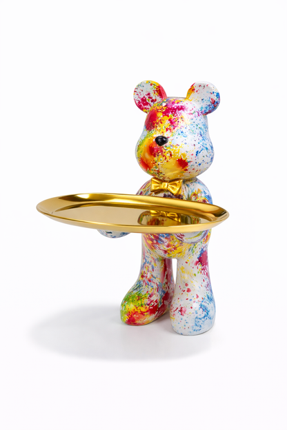 Vide-Poche Bear Street Style 23cm – Déco Entrée & Bureau