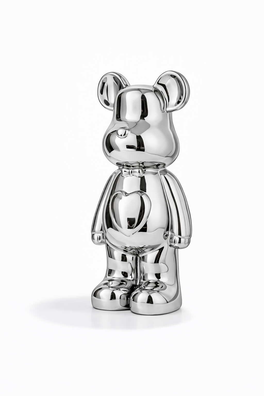 Figurine Bear Shine 28cm – Édition Collector Chromée Luxe
