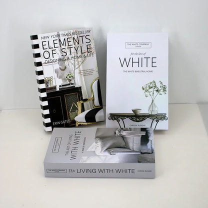 Set livres déco multicolores table basse salon moderne