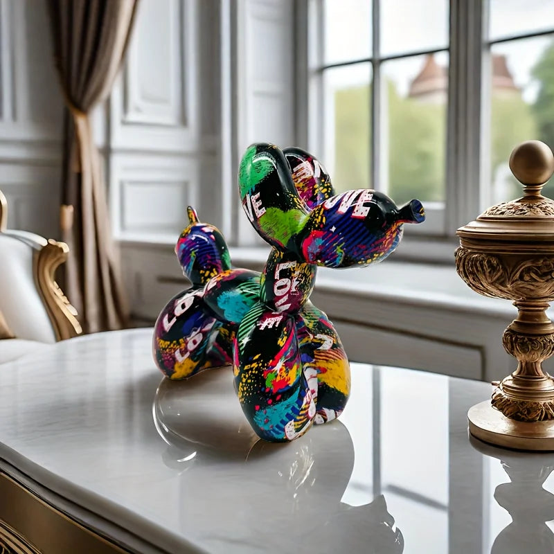 Collection Balloon Dog LOVE résine colorée art contemporain