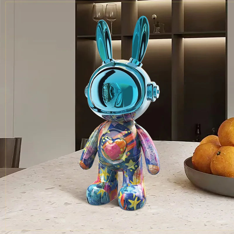 Lapin robot résine détail finition artisanale premium