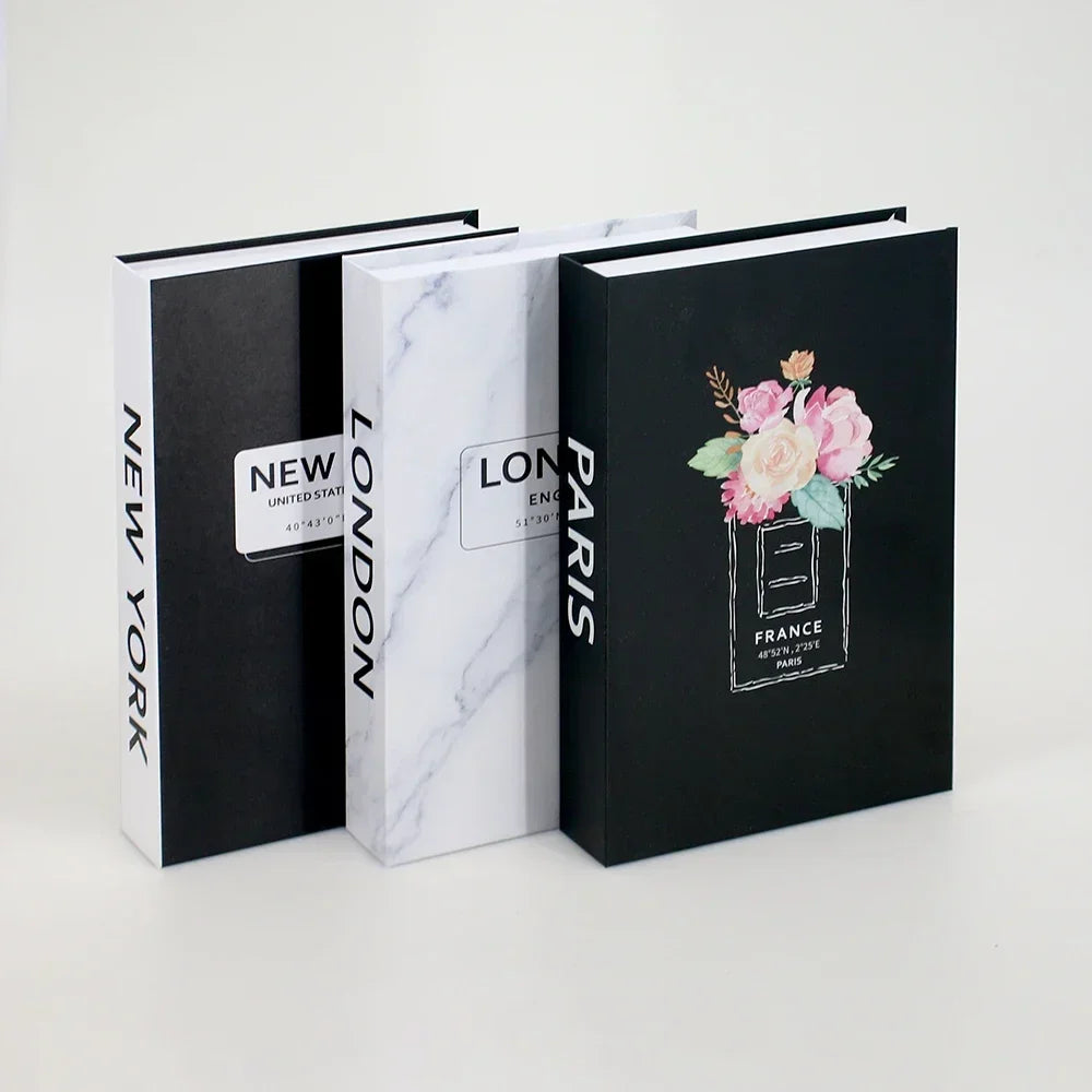 Lot de 3 Faux Livres Décoratifs – Accessoire Déco Table Basse Étagère Salon