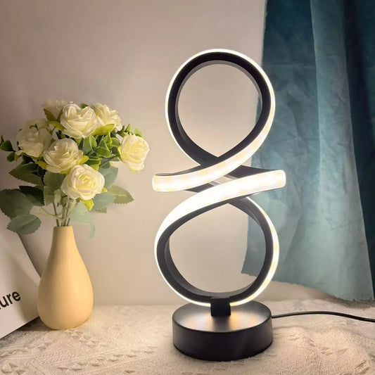 Lampe de Chevet LED Nordique – Variateur 3 Couleurs, USB