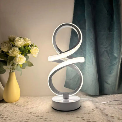 Lampe de Chevet LED Nordique – Variateur 3 Couleurs, USB