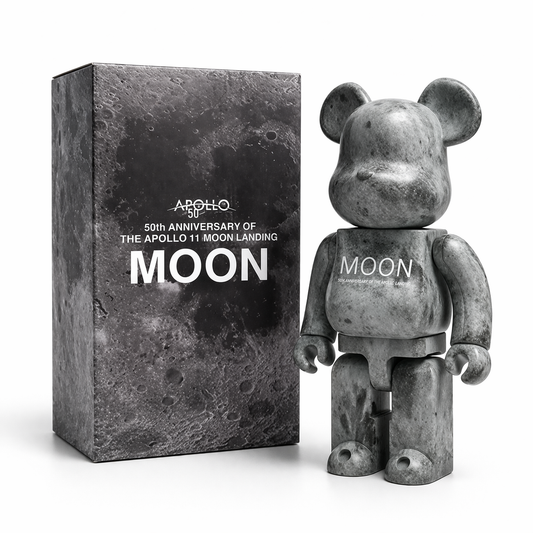 Bearbrick Astronaute Moon 28cm édition luxe collector design futuriste