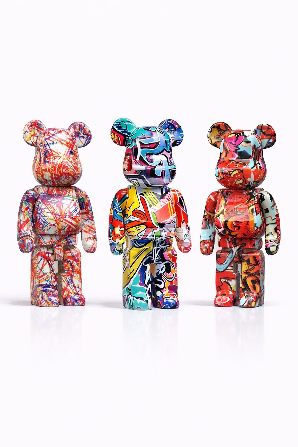 Bearbrick Street Art rouge collector déco design contemporain