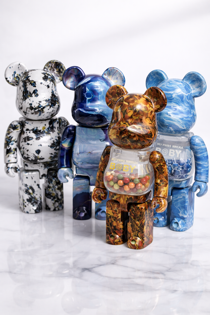Collection Figurines Bearbrick Paint Art Contemporain 28cm collector design