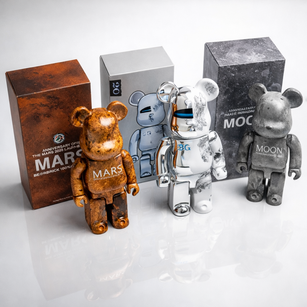 Collection Figurines Bearbrick Astronaute déco design espace pour salon