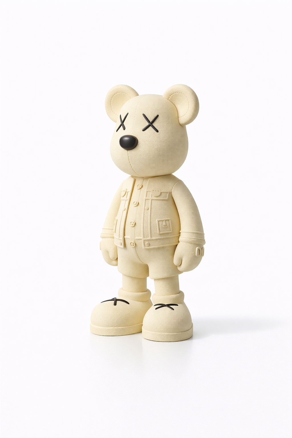 Figurine Bear Cartoon style KAWS 23cm art toy collector beige
