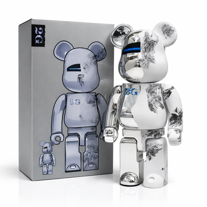 Figurine Bearbrick Mars 28cm collector édition espace pour fan SpaceX